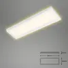 Briloner Leuchten Plafonnier LED avec effet rétro-éclairé Blanc 582 x ...