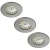 Spot encastrable LED pour salle de bain LED intégrée Briloner 7204-032...
