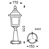 Albert Leuchten, Éclairage d'extérieur, Lampes d'allée (E27, IP23)