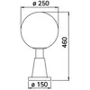Albert Leuchten, Éclairage d'extérieur, Lampes d'allée (E27, IP44)