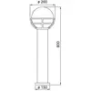 Albert Leuchten, Éclairage d'extérieur, Lampes d'allée (E27, IP44)