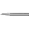 Pferd, Tête de fraisage, Fraise carbure ogive 6x18 mm queue ø 6 dents ...