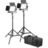 Bresser Fotostudioset - BR-600MB - Set van Twee Lampen + Statief - 36W...