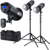Bresser Studiolamp - Set van 2 - BR-S200S COB Dual Kit