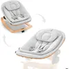 Hauck Transat Bébé Pour Chaise Haute Arketa Bouncer Eco Light-Grey