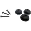 Boutons ronds de fixation pour remorque - 32-38 mm - lot de 20