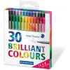 STAEDTLER Set 30 Feutres Pointe Superfine