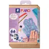 STAEDTLER 8025 HTC4 FIMO Pâte à modeler polymère durcissante au four   Kit de création   Motif ormeau (lot de 9 pièces avec blocs souples FIMO et accessoires)