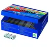 STAEDTLER Noris® colour 185 - Classpack carton 144 crayons de couleur WOPEX® assortis+ 3 taille-crayons 510 10 offerts