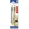 Staedtler - 8323-sbk2 - blister 2 marqueurs métallique - or argent