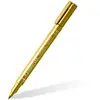 STAEDTLER Marqueur métallique ogive pointe moyenne or