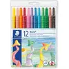 Staedtler Craie cire noris twister - Étui de 12