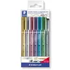 STAEDTLER Marqueurs métalliques 6 pièces et fineliner offert - staedlter