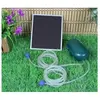 Wehmann Solaire Puissance Double Pompe pour Aération 200 L/H Aérateur pour Étang Pour Jour Et Nuit