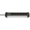 Brennenstuhl Premium-Alu-Line stekkerdoos met schakelaar 6-voudig 3m H05VV-F 3G1,5