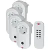 Brennenstuhl Ensemble de commutateurs radio RC CE1 4001 4 pcs