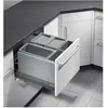 Poubelle de cuisine encastrable pour tiroir coulissant 29L Hailo AS XX...