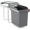 Poubelle de cuisine encastrable 24L Hailo Single Box