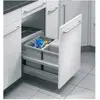 HAILO Poubelle de cuisine encastrable pour meuble coulissant 30L Separ...