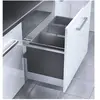 HAILO Poubelle encastrable 3 bacs pour meuble coulissant 90L (28+28+28...