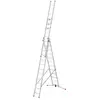 Echelle transformable 3 plans 3x12 échelons 8m80 en Aluminium Hailo S ...