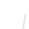 HAILO Echelle coulissante à main 2 plans 2x18 échelons 9m50 en alumini...