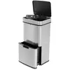 Hailo Poubelle pour tri slectif  ko Vario XL 50 l capteur 0000000 Noir