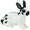 Figurine Lièvre noir et blanc Bullyland