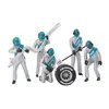 Carrera Lot De Personnages, Mécaniciens "Argent" - Carrera 21133-Carrera