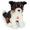 Peluche chien border collie assis 30 cm