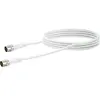 Schwaiger KDAK30 532 3m F F Blanc câble coaxial - Câbles coaxiaux (F, ...