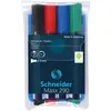 SCHNEIDER - 290 marqueurs Whiteboard & Flipchart, set de 4 pcs