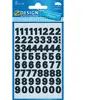 Étiquettes numériques z-design, noir avery 3781