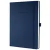 Sigel notitieboek A4 - Conceptum Pure - donkerblauw - hardcover - 194 pagina's - 80 grams - lijn - SI-CO647