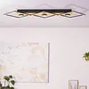 Brilliant WOODBRIDGE Plafonnier noir/bois LED intégrée