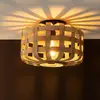 Brilliant Woodline - Plafondlamp - E27 max 1x60W - Natuur/Zwart