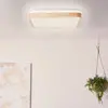 Brilliant Plafondlamp Tumeo 39 x 39cm wit met hout - G99791/75