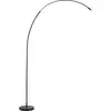 BRILLIANT LED-booglamp, 170 cm, 1300 lm, 3000-6500 K, dimbaar, CCT, zw...
