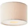 Brilliant Teddy - Plafondlamp - E27 max 1x25W - Teddystof - Beige