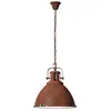 Brilliant Industriële hanglamp 'Jesper' Roest XL industrieel vintage E27 480mm