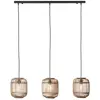 Brilliant Rotan hanglamp "Woodrow" 3-lichts