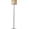 Brilliant WILEY-Lampadaire Métal/Rotin H154cm