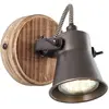 Brilliant SEED - Wandspot - Bruin;Zwart