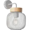 Brilliant GIADA-Applique orientable Métal/Bois H26,5cm