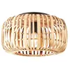 Brilliant Woodrow - Plafondlamp - E27 max 1x60W - Bamboe Bruin