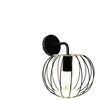 BRILLIANT lamp, Silemia wandlamp zwart mat, 1x A60, E27, 52W, geschikt...
