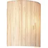Brilliant WIMEA-Applique murale Métal/Jonc de Mer H26cm
