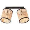 Brilliant Wiley - Plafondspot - Beige;Zwart