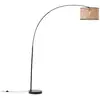 Brilliant WILEY-Lampadaire Métal/Rotin H200cm