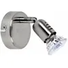 Brilliant G28810/13 Spot Patère Acier GU10 2,5 W LED Métal Argent
